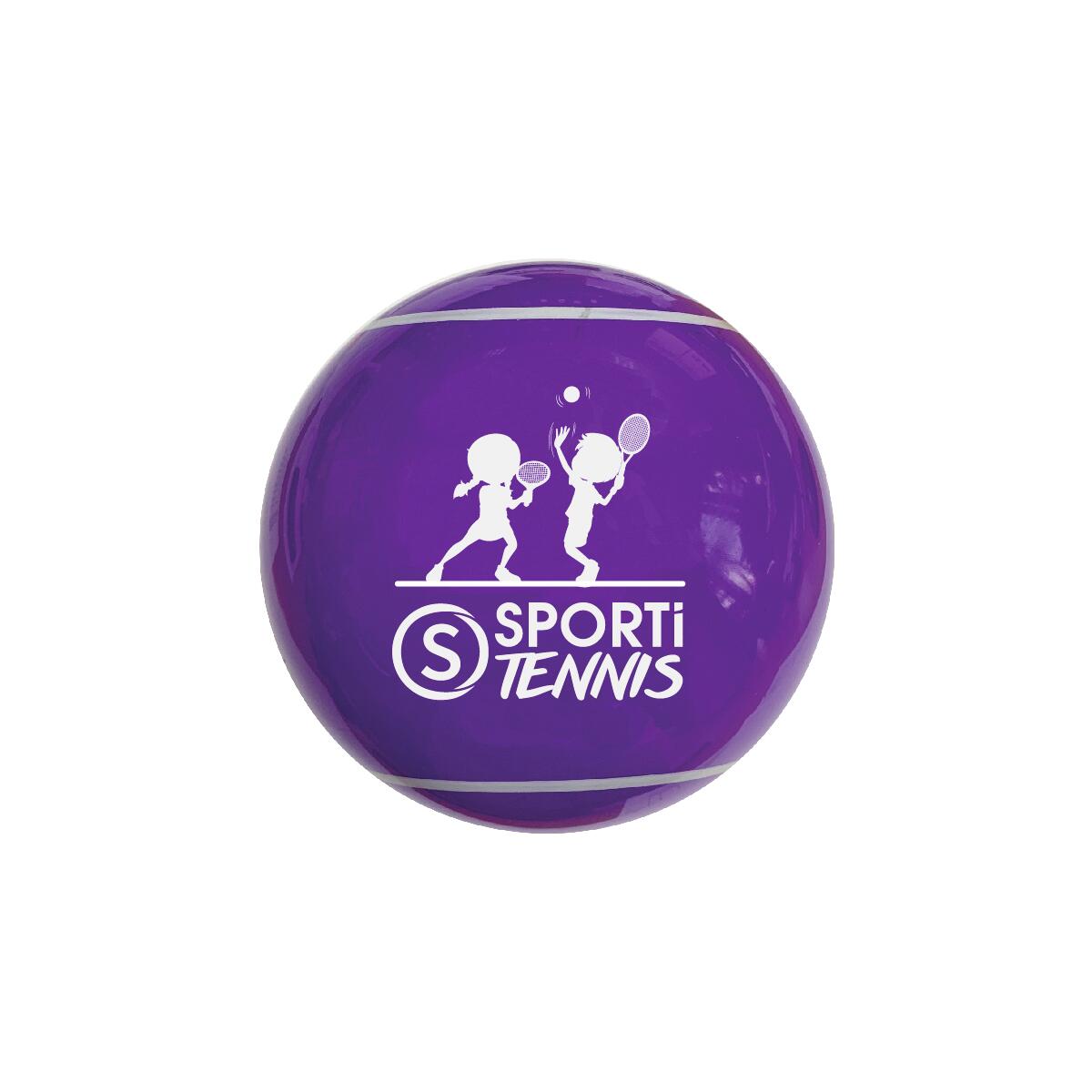 BALLE DE TENNIS GALAXIE VIOLETTE 15 cm 1/1