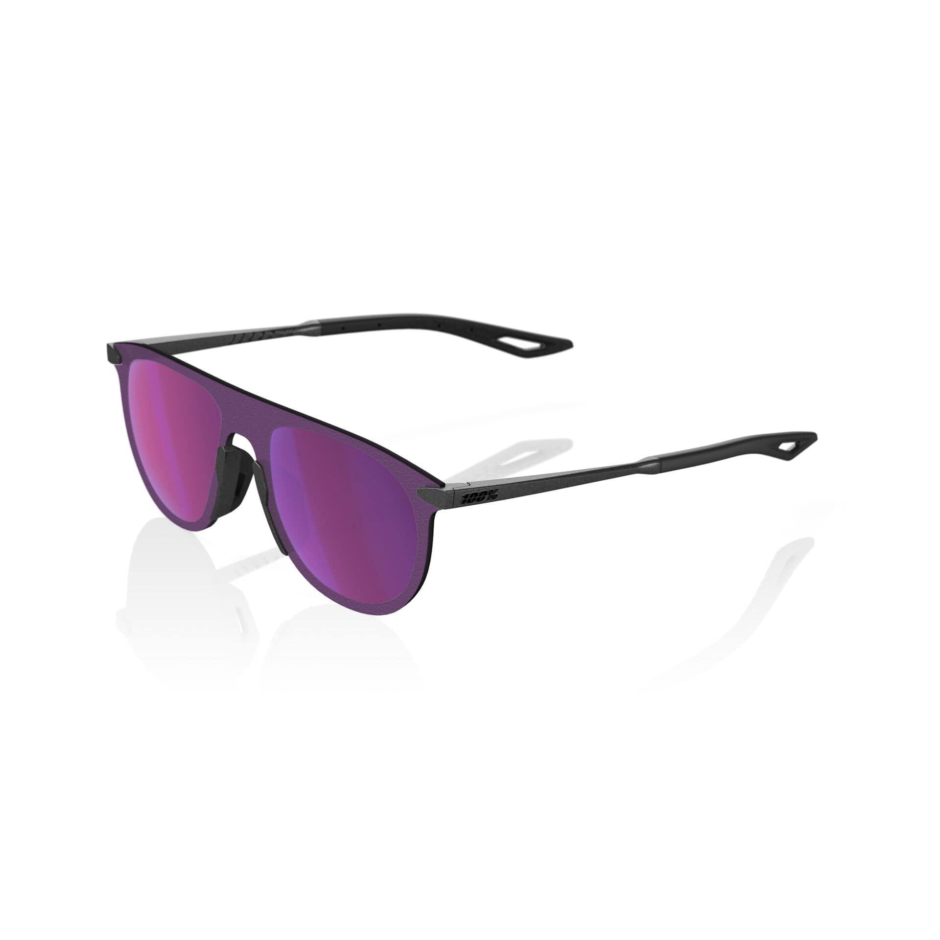 100 Percent Eyewear LEGERE COIL Matte Gunmetal Pink Mirror
