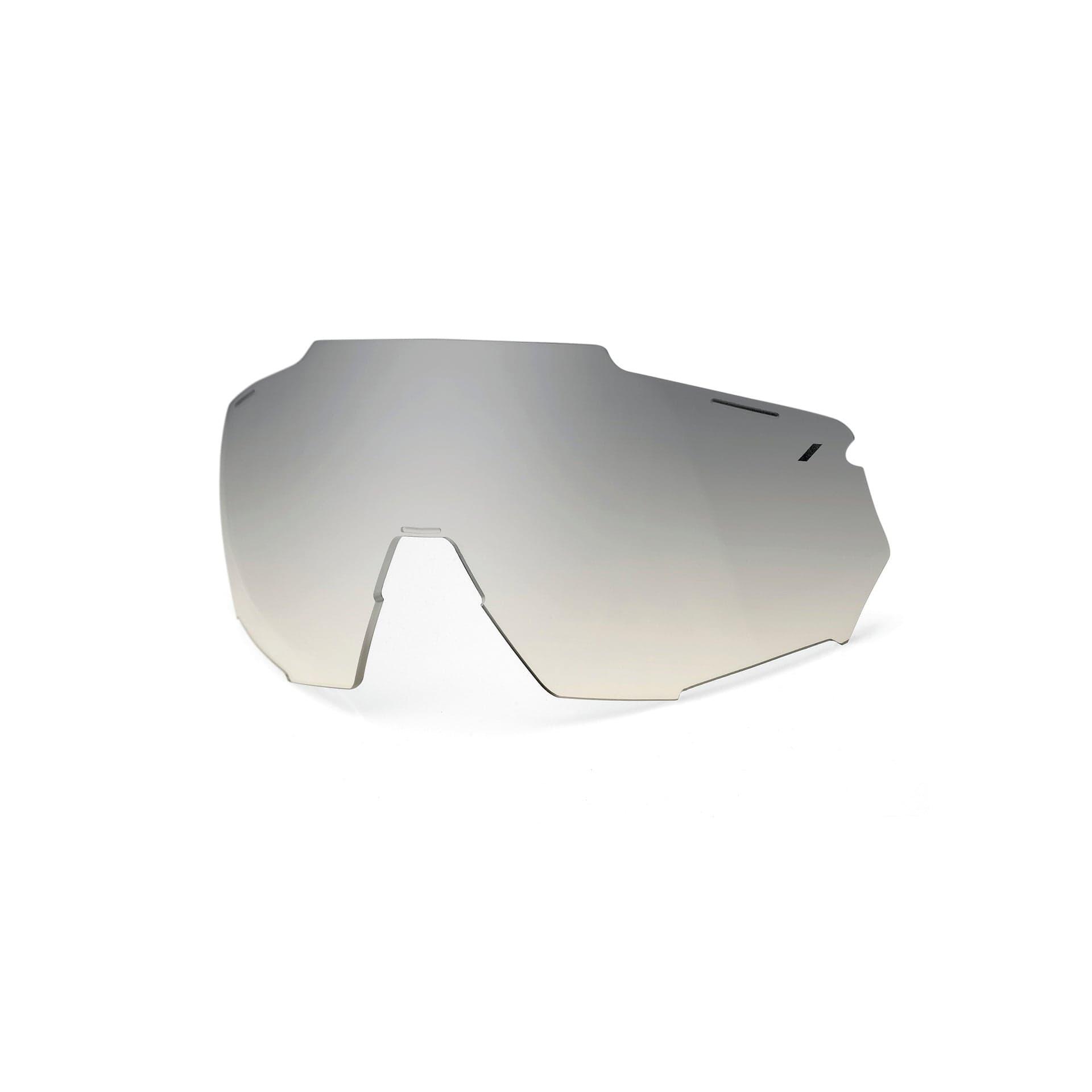 100 Percent Racetrap 3.0 Repl Lens Low-light Yellow Silver