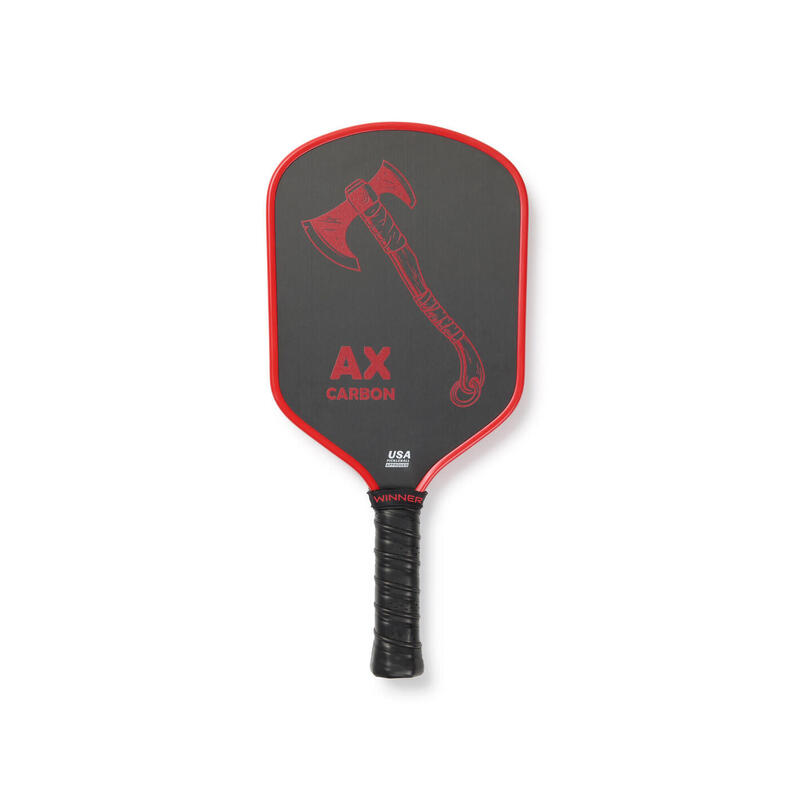 RACCHETTA PICKLEBALL WINNER AX CARBON ROSSO