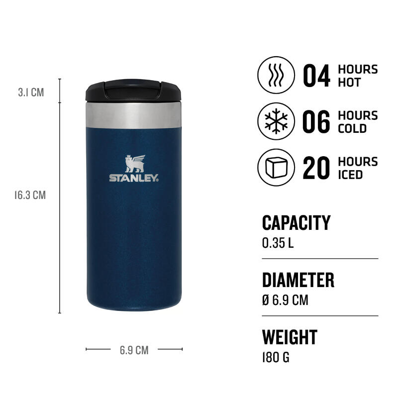 Borraccia Termica AEROLIGHT™ 0,35L - Thermos Caffè Da Portare Via - Tazza Inox