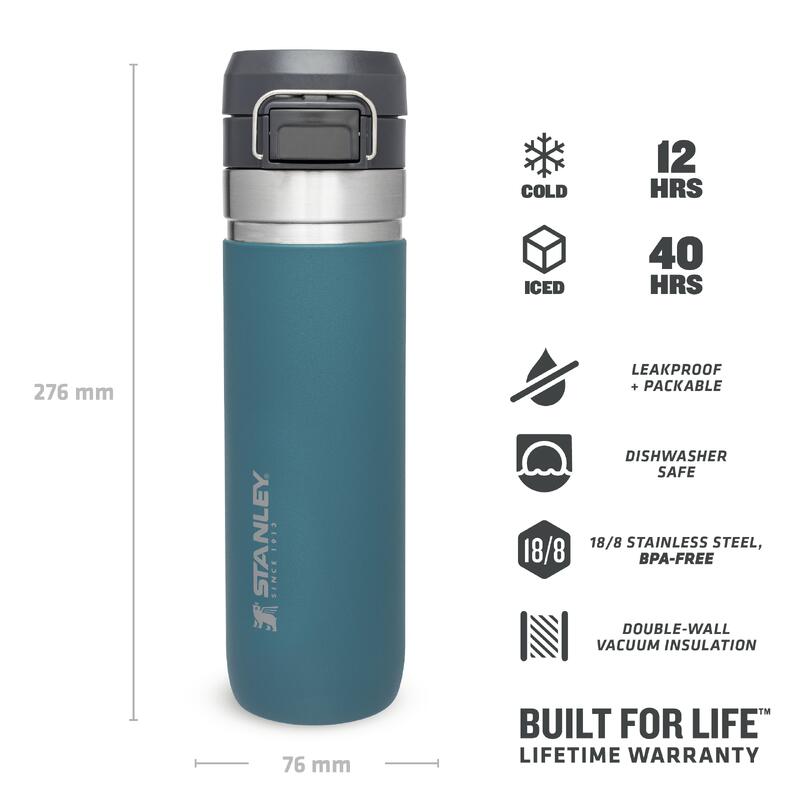 Borraccia Termica 0,7L - Bottiglia Acqua (Doppia Parete Inox) Fitness Trekking