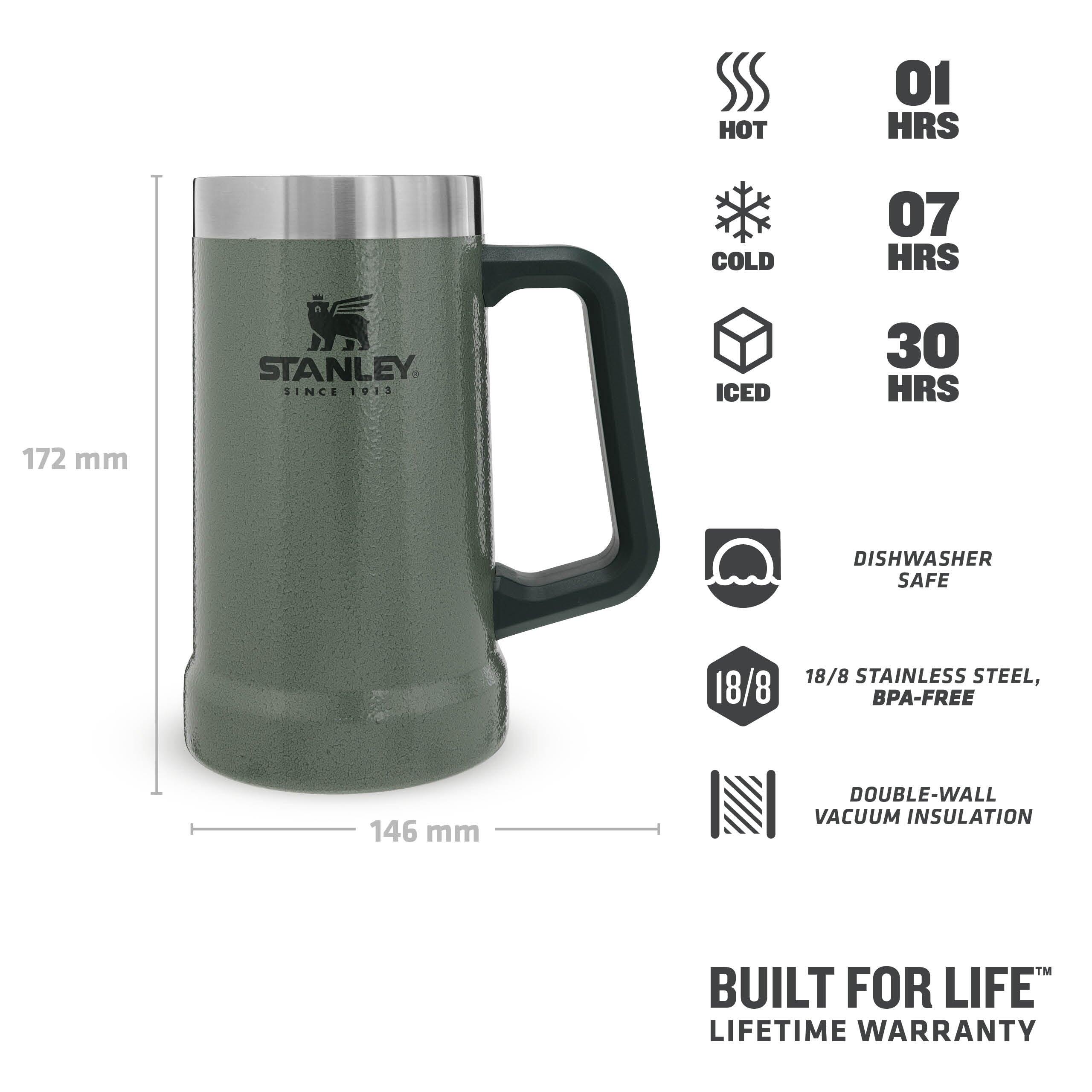 Thermosmok -0,7L - Kamperen - Wintersport - RVS Geïsoleerde Bierpul Camping 2/8
