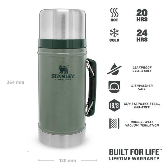 Termo Alimentar - 0,94L - Caixa Isotérmica Para Alimentos - Caminhada - Ciclismo
