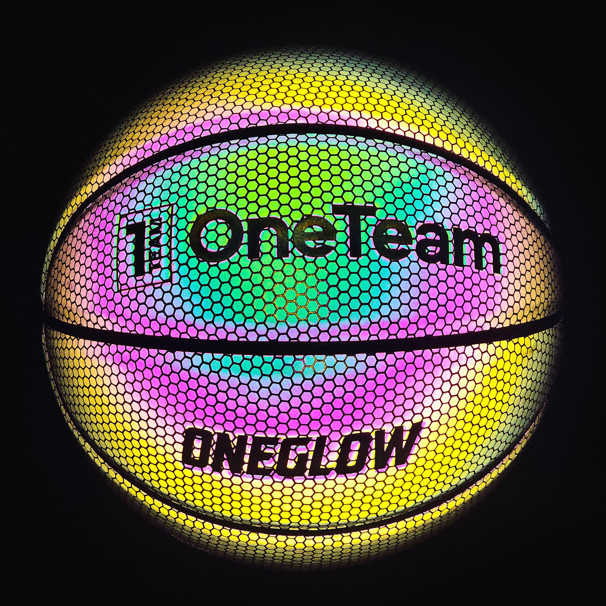 Piłka do koszykówki OneTeam Holograficzna 4/7