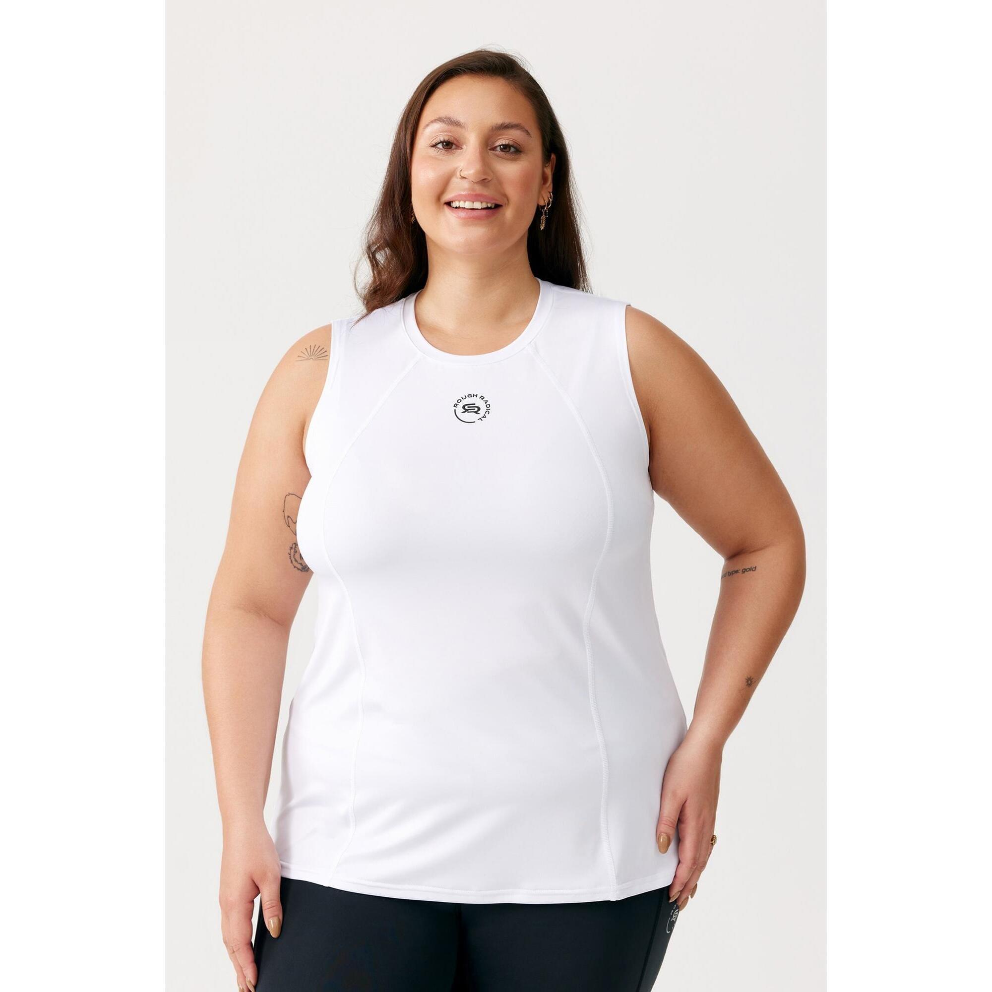 Rough Radical - Women's Sports Plus Size Rough Radical Amber Tee - T-shirt Sans Manche - Blanc - 58 4xl - Decathlon