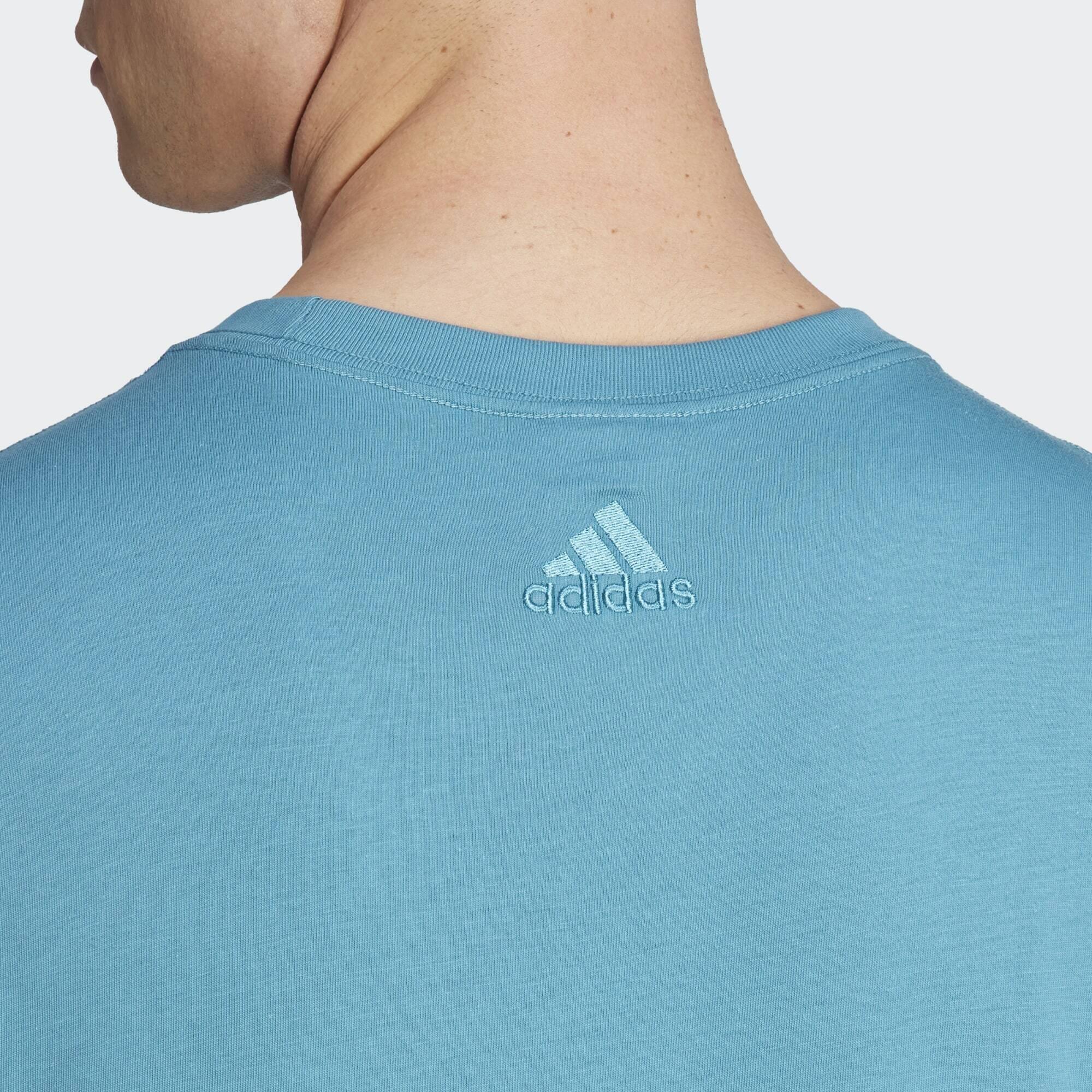 T-shirt avec logo brodé linéaire en jersey Essentials 5/6