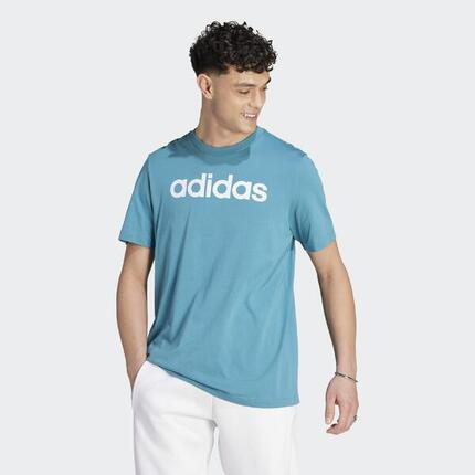 T-shirt avec logo brodé linéaire en jersey Essentials