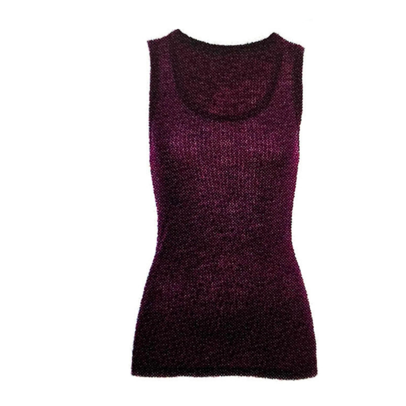 MERINO SKINS Wool Blend Ladies Verona V-Neck Tee Thermal Top Tank