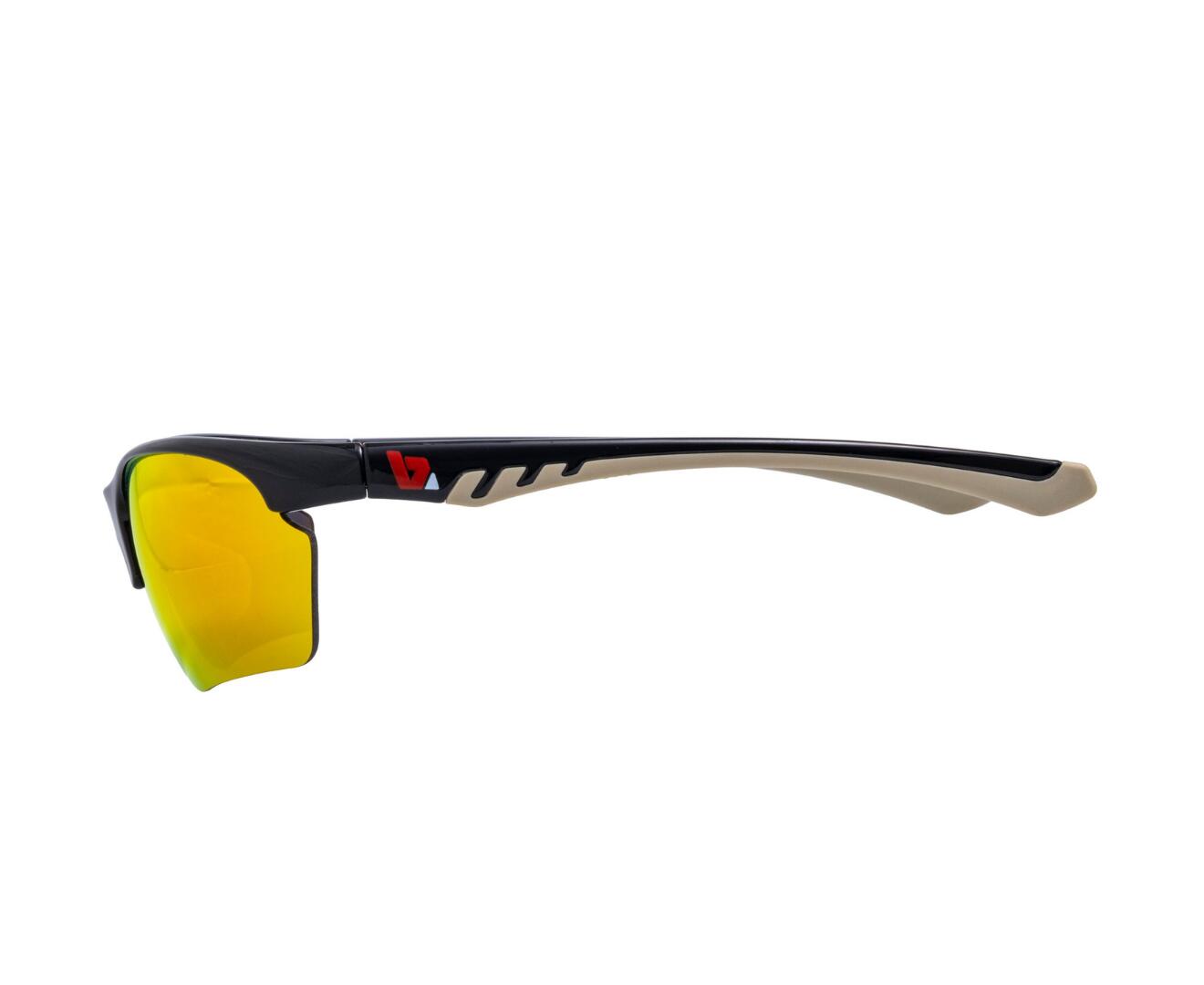 BZ Optics LJM Black Orange Mirror Glasses