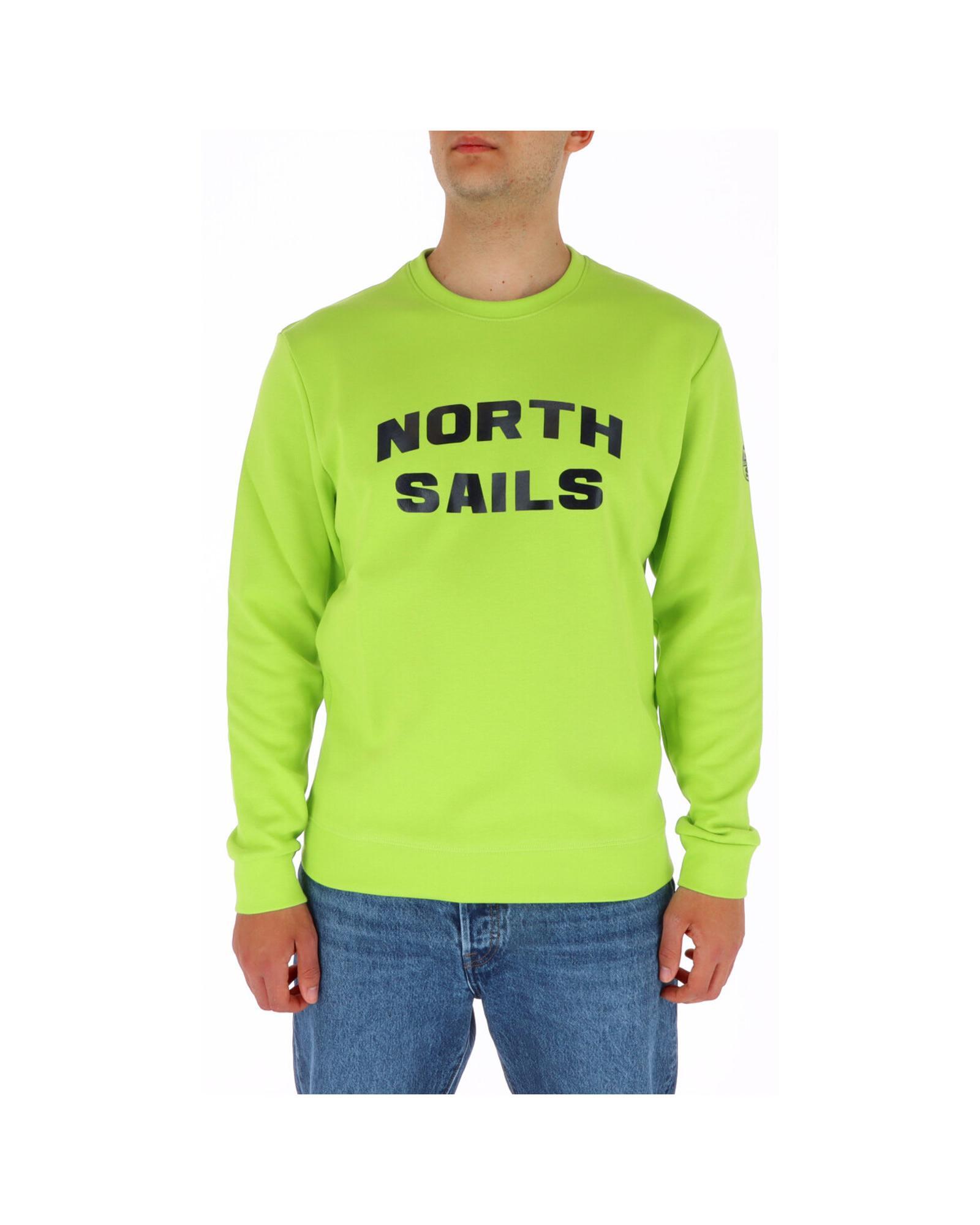 North Sails North Sails Men's Crew Neck Sweatshirt - Neon Green