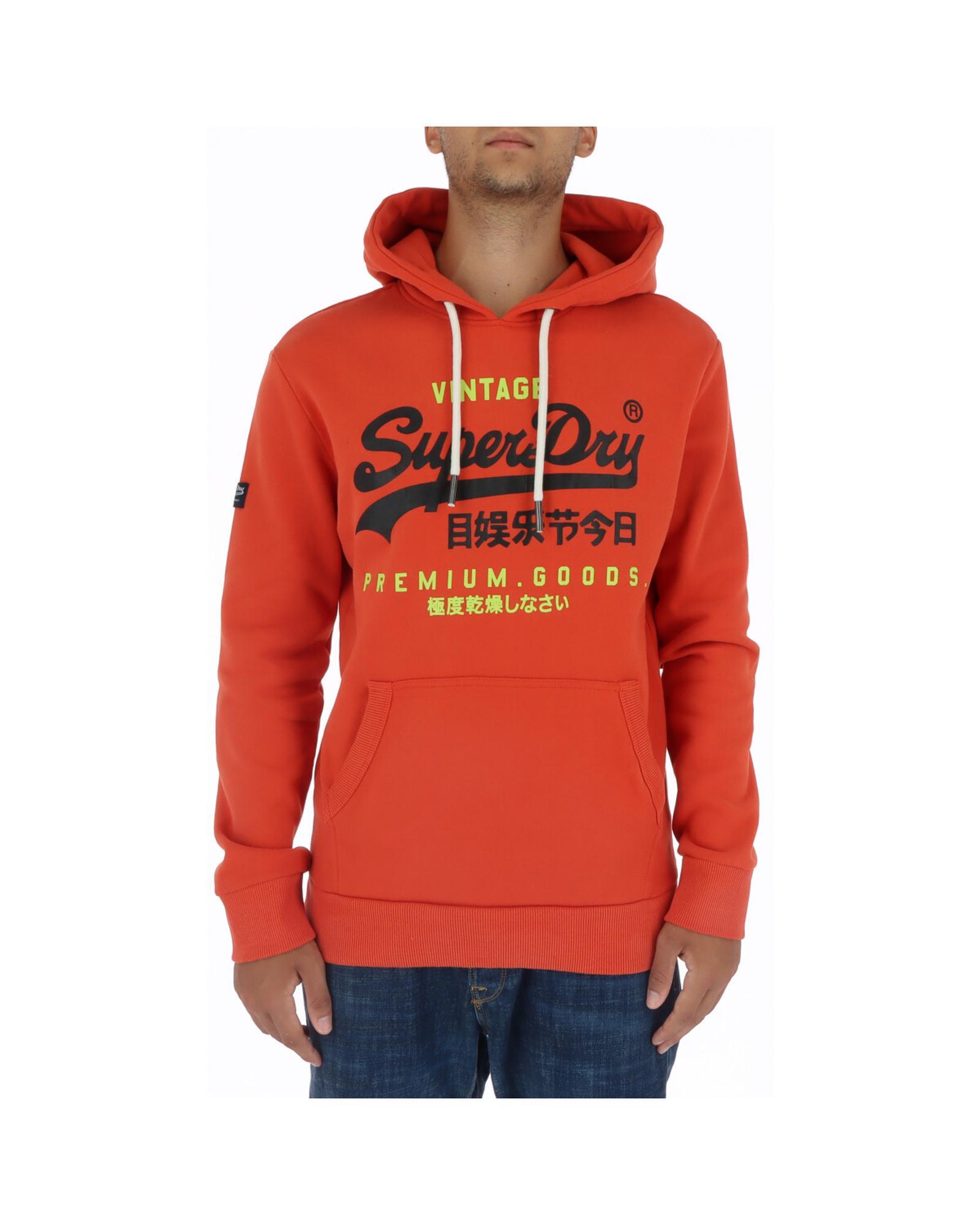 Superdry Superdry Vintage Logo Hoodie for Men Orange