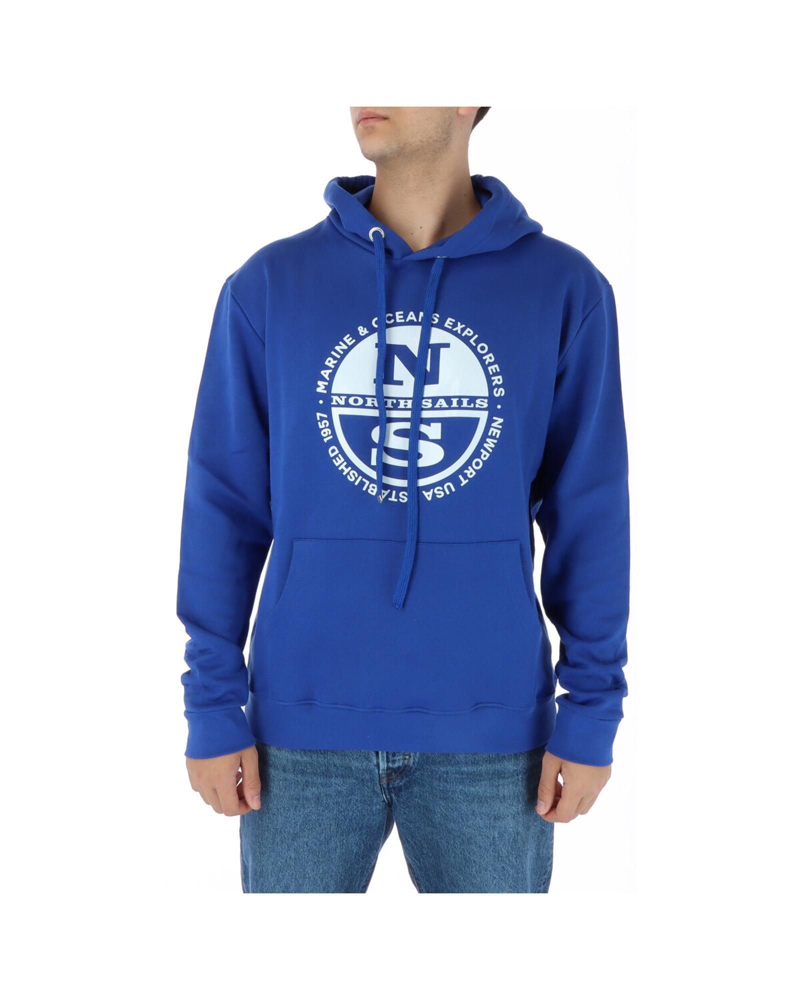 North Sails North Sails Men's Logo Hoodie - Royal Blue