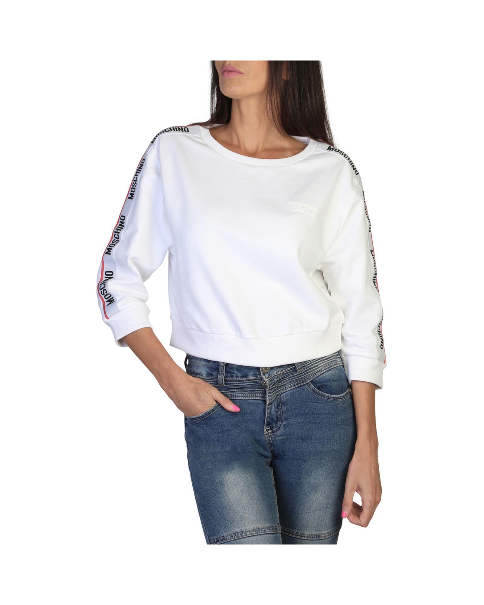 Moschino Moschino Logo Tape Sweatshirt - White