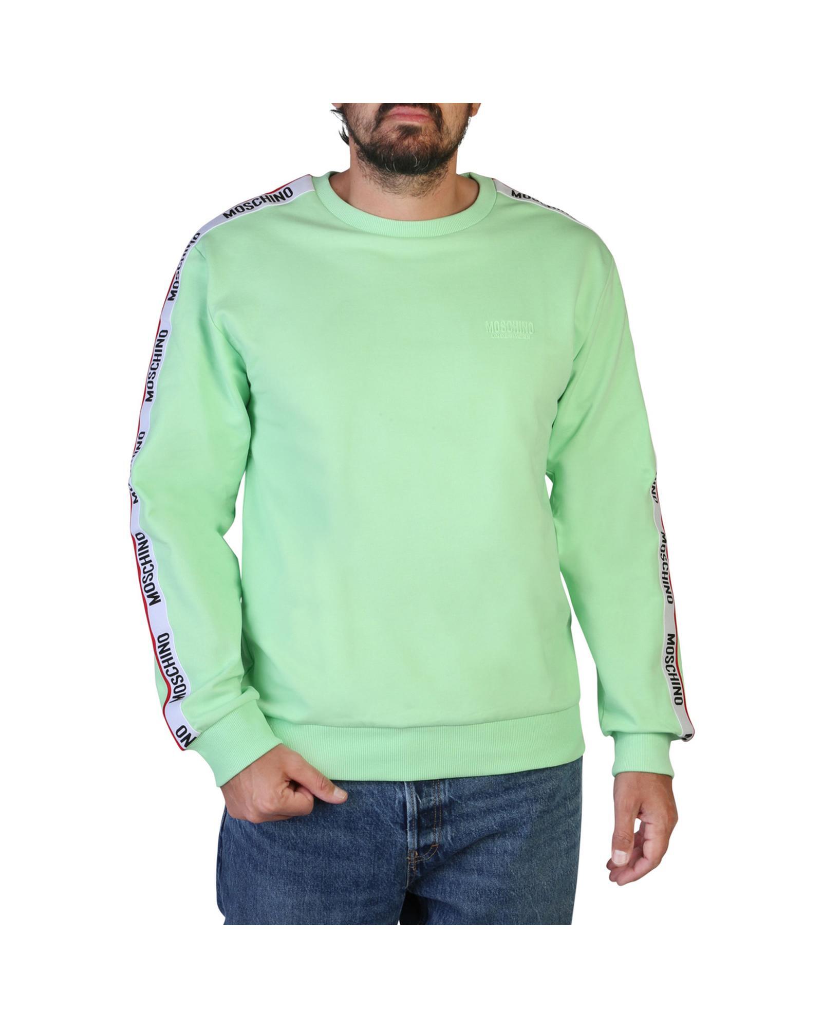 Moschino Moschino Mens Crewneck Sweatshirt Green
