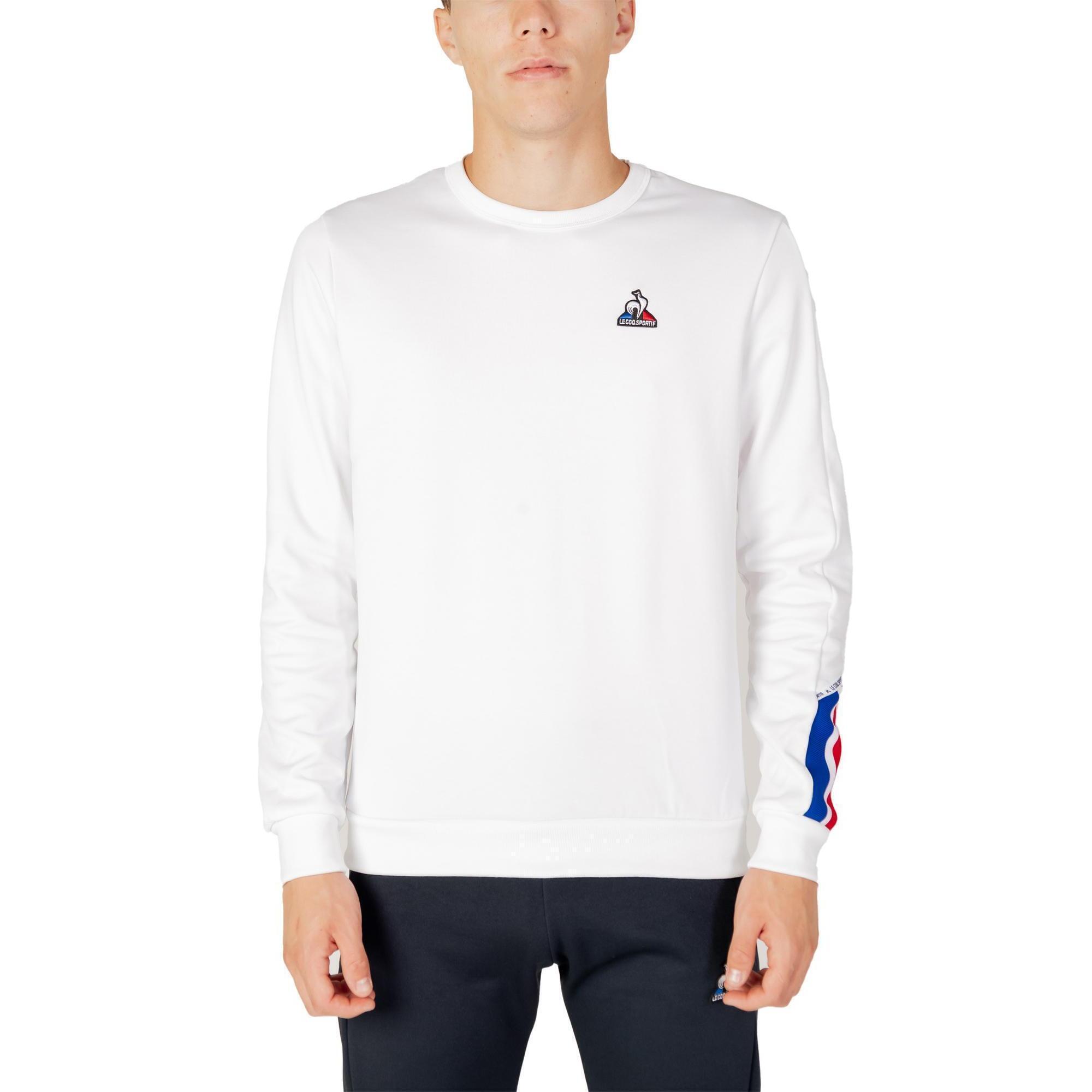 Le Coq Sportif Le Coq Sportif Mens Tricolore Sweatshirt White