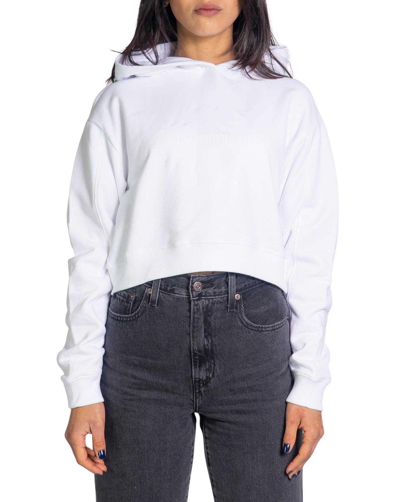 Calvin Klein Jeans Calvin Klein Jeans Women's Cropped Hoodie - Main Image