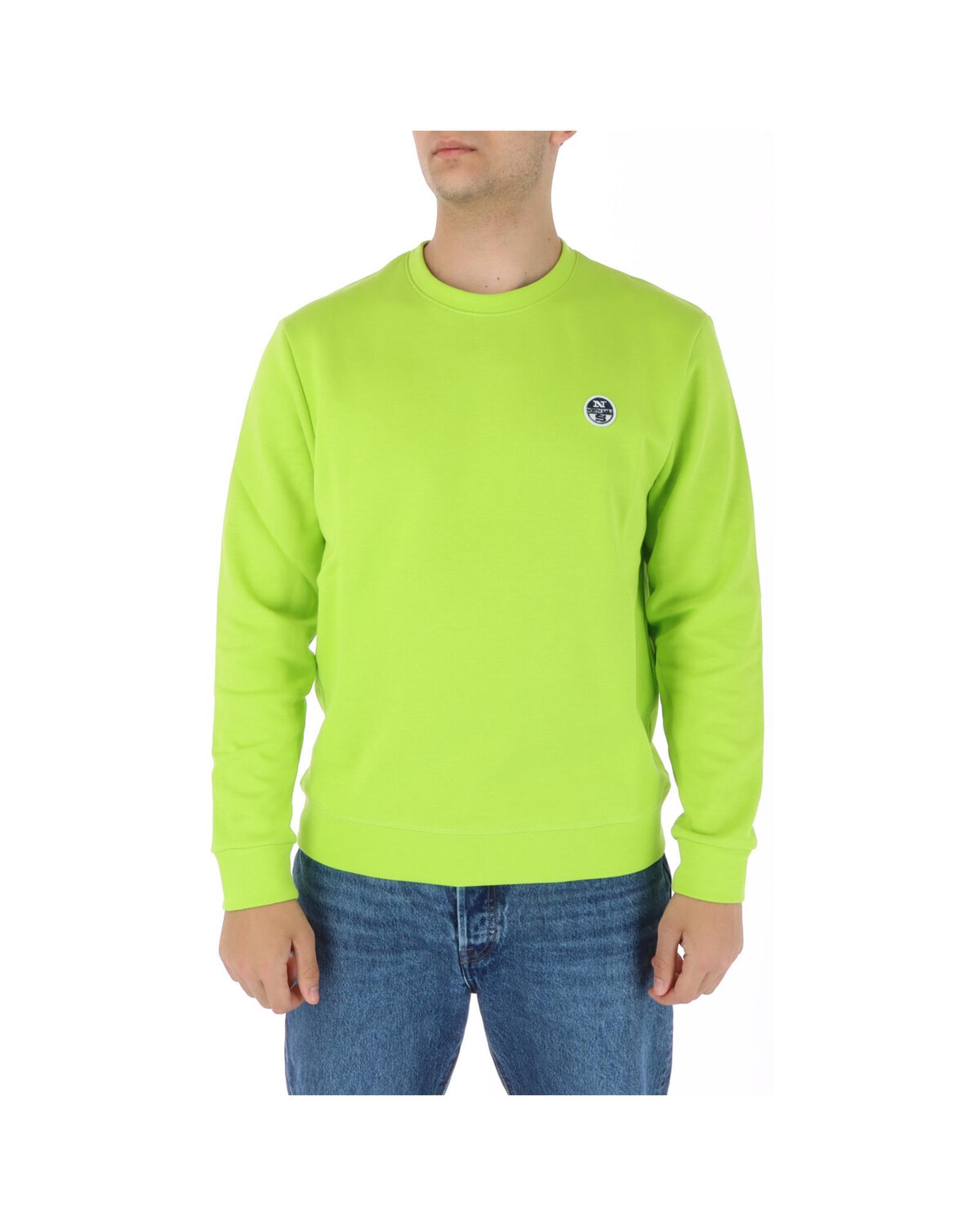 North Sails North Sails Mens Classic Crew Sweatshirt - Lime Green