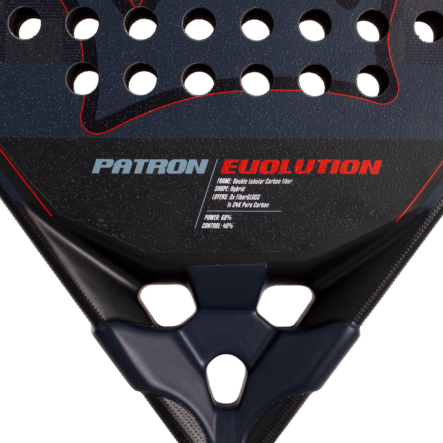 Pala de pádel Black Crown Patron Evolution 2024 4/5
