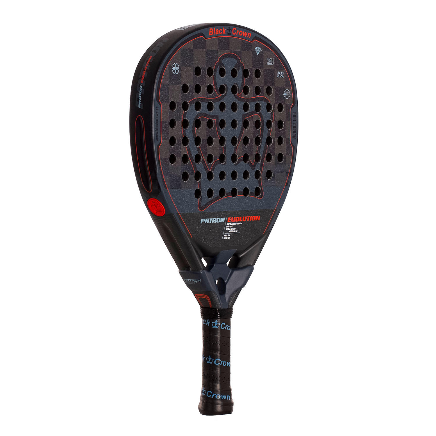 Pala de pádel Black Crown Patron Evolution 2024 3/5