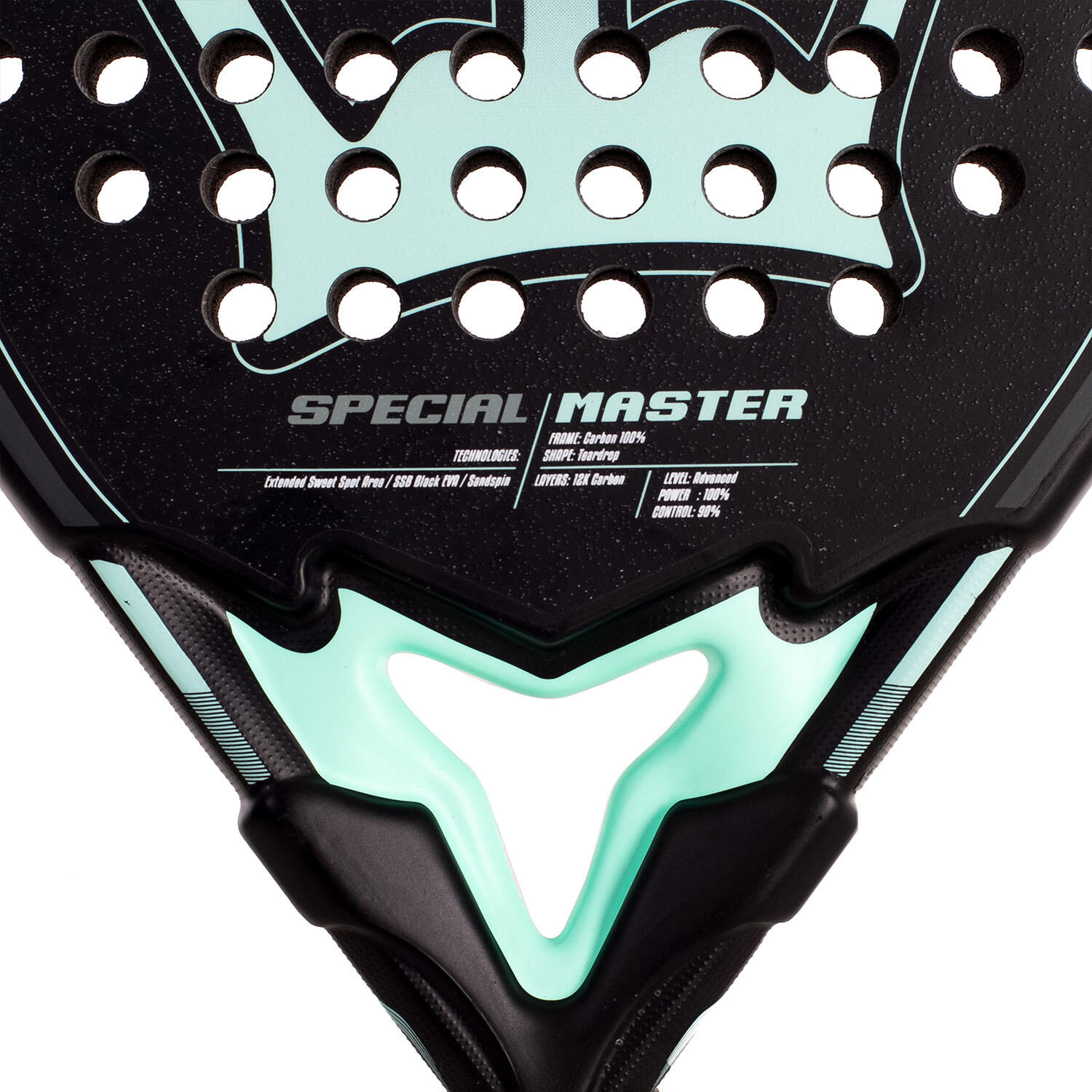 Raquete de Padel Adulto Black Crown Special Master 3/5