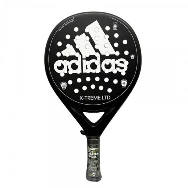 ADIDAS BLACK AND WHITE ADIDAS X-TREME PADEL RACKET