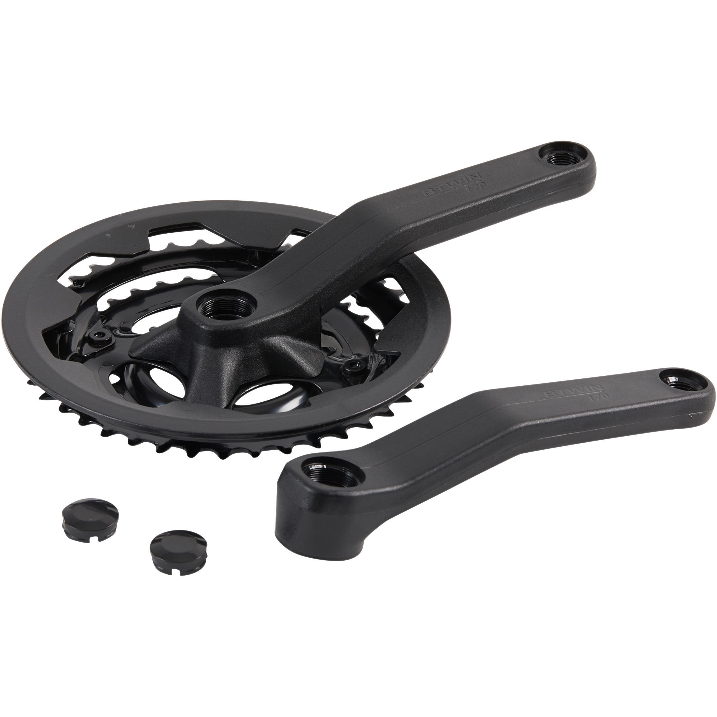 ROCKRIDER Tweedehands - Driebladig crankstel MTB 8 versnellingen 42/34/24... - UITSTEKEND