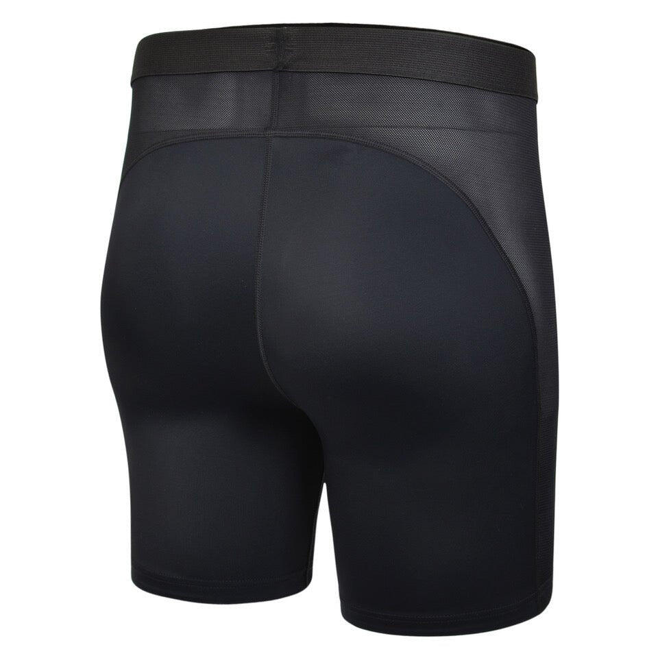 Mens Grundies Black Cycling Undershorts FAT LAD AT THE BACK Decathlon