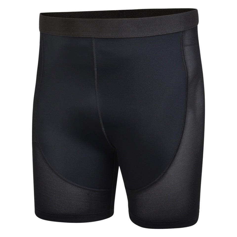 Mens Grundies Black Cycling Undershorts FAT LAD AT THE BACK Decathlon