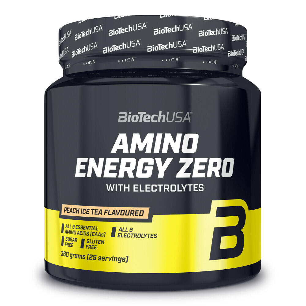 BIOTECHUSA Amino energy zero with electrolytes - 360g Chá de pêssego da Biotech USA
