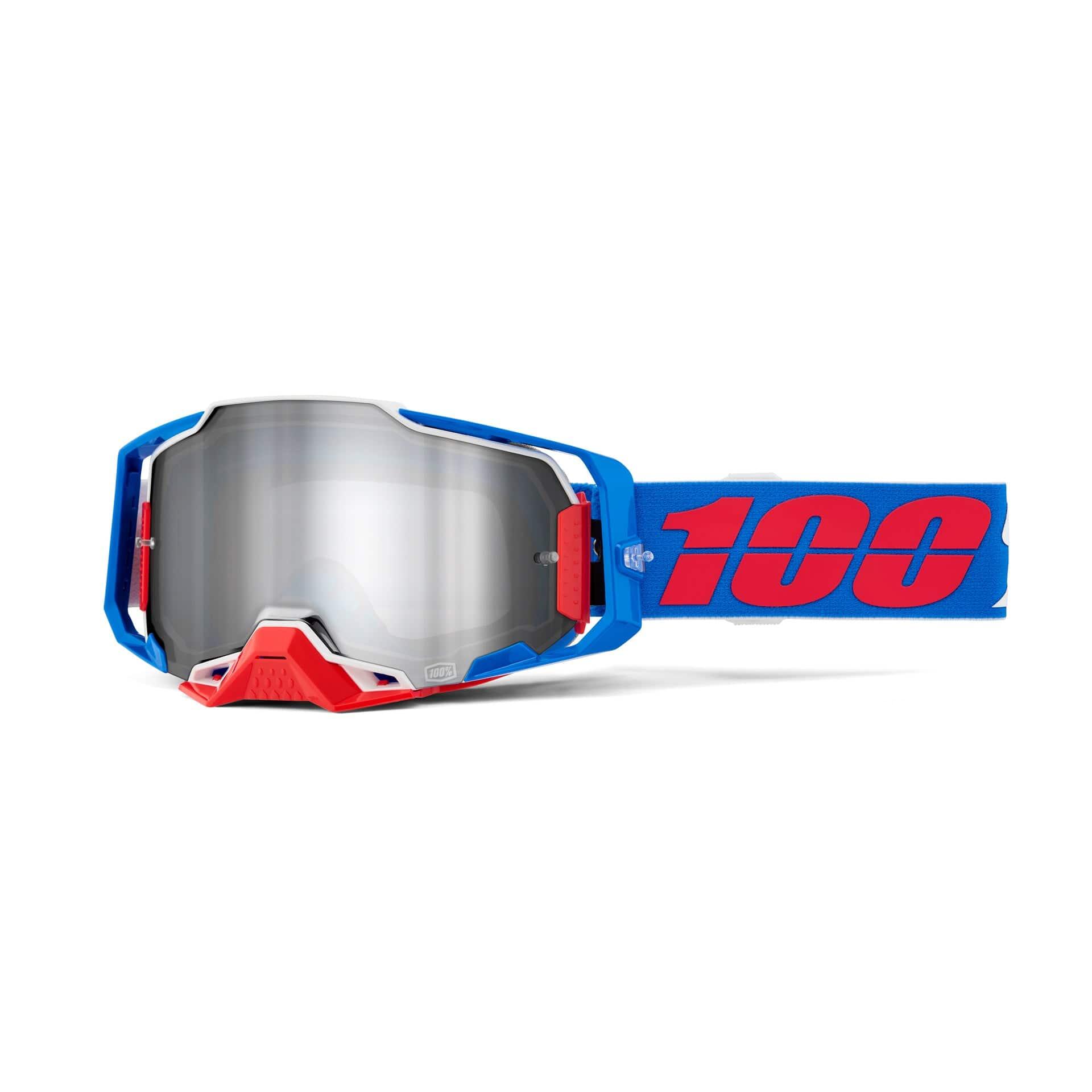 100 Percent ARMEGA Goggle Ironclad - Mirror Silver