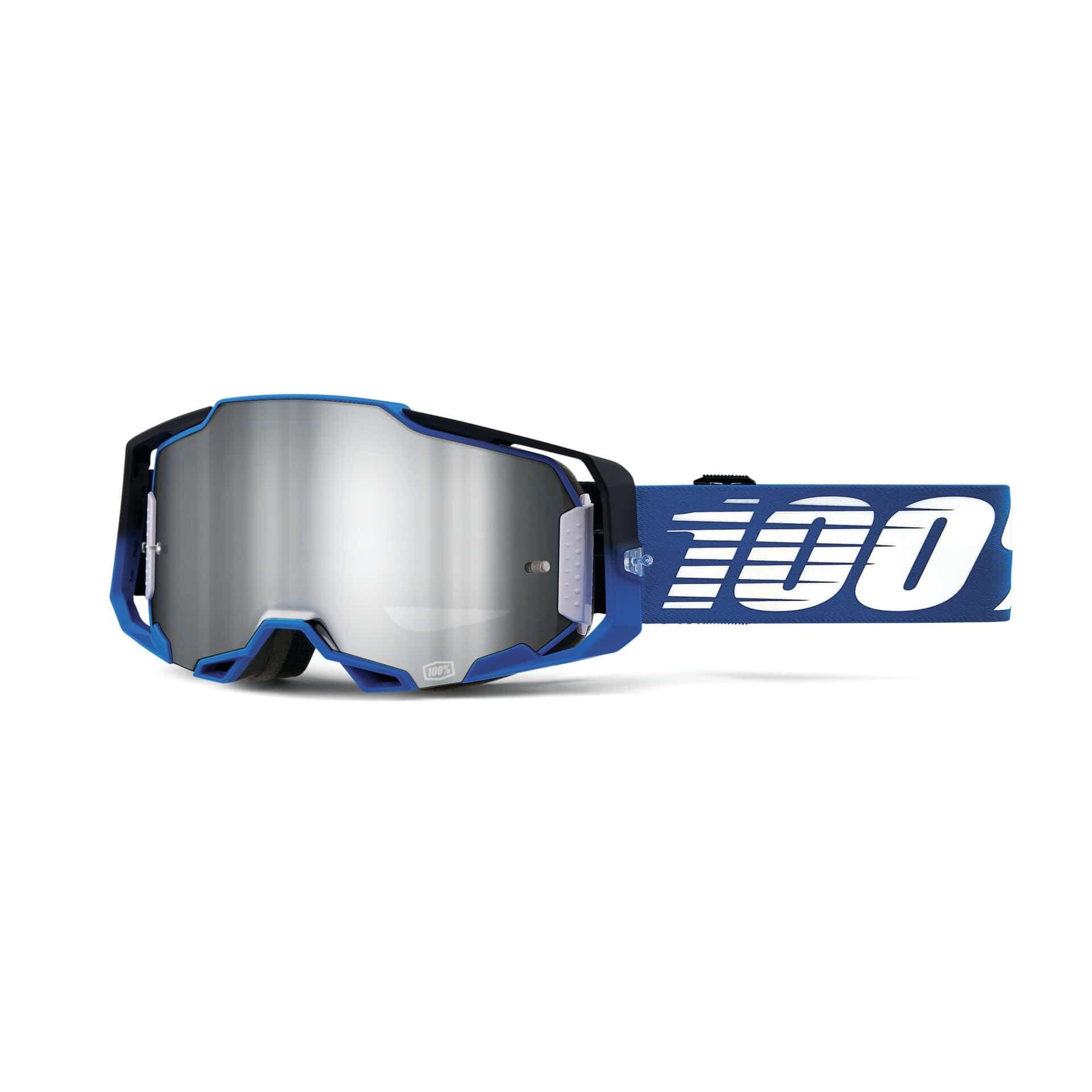 100 Percent ARMEGA Goggle Rockchuck - Mirror Silver Flash