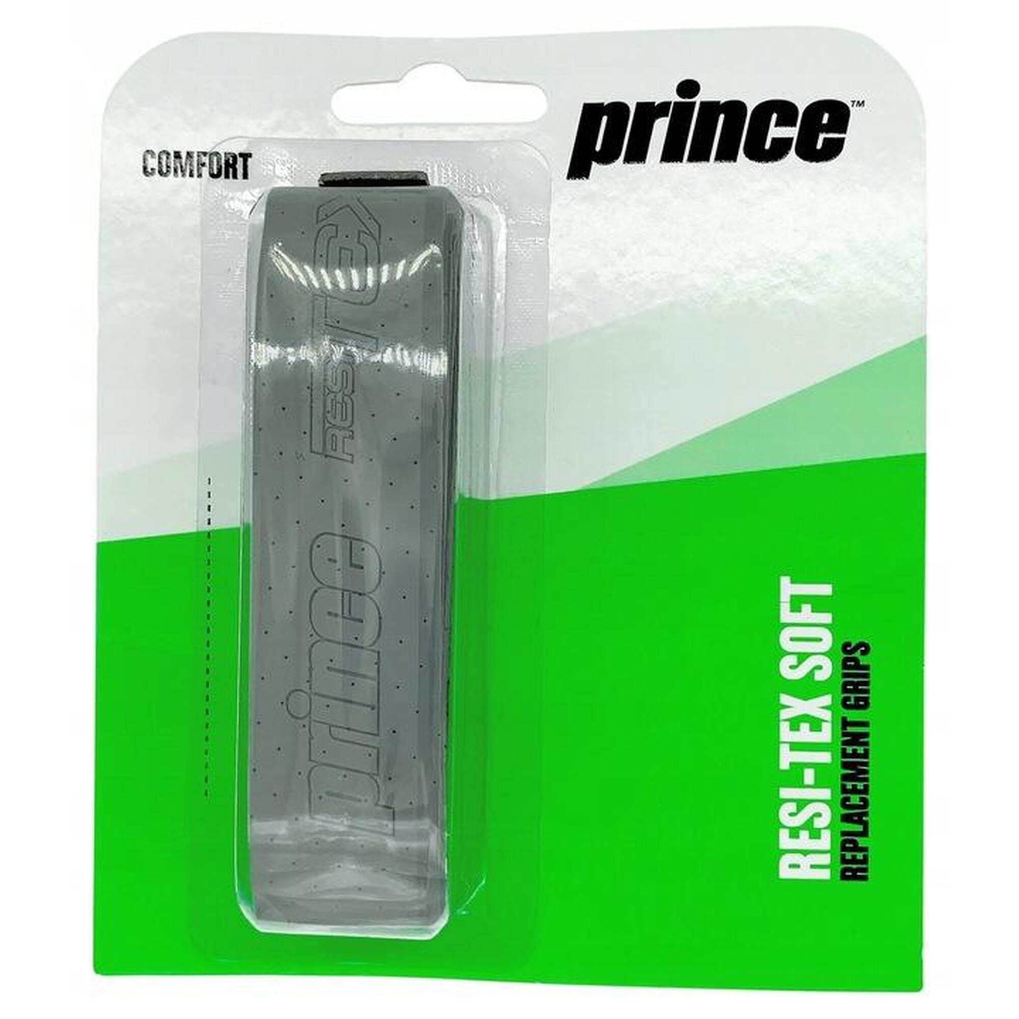 Owijka tenisowa bazowa szara Prince Resi-Tex Soft