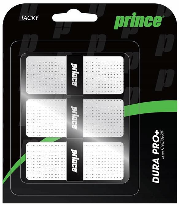PRINCE WHITE PRINCE DURAPRO 3 PCS BLISTER PACK OVERGRIPS