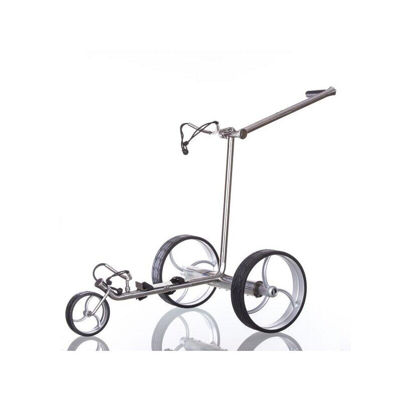 Electr. Carrito de golf streaker S, acero inoxidable, freno de descenso.