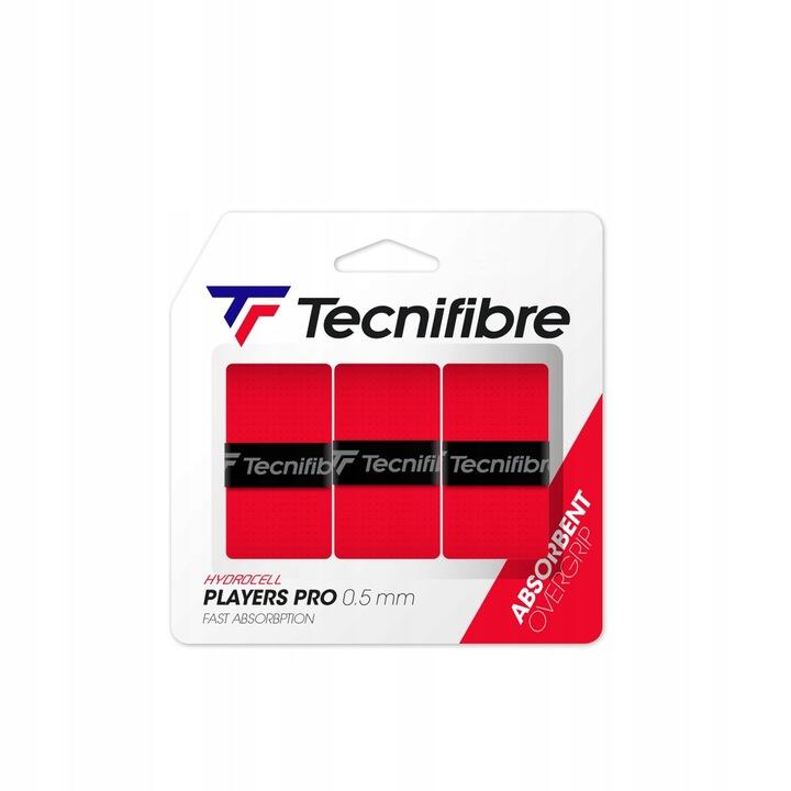 Overgrips tecnifibre players pro rojo 3 unidades - red -