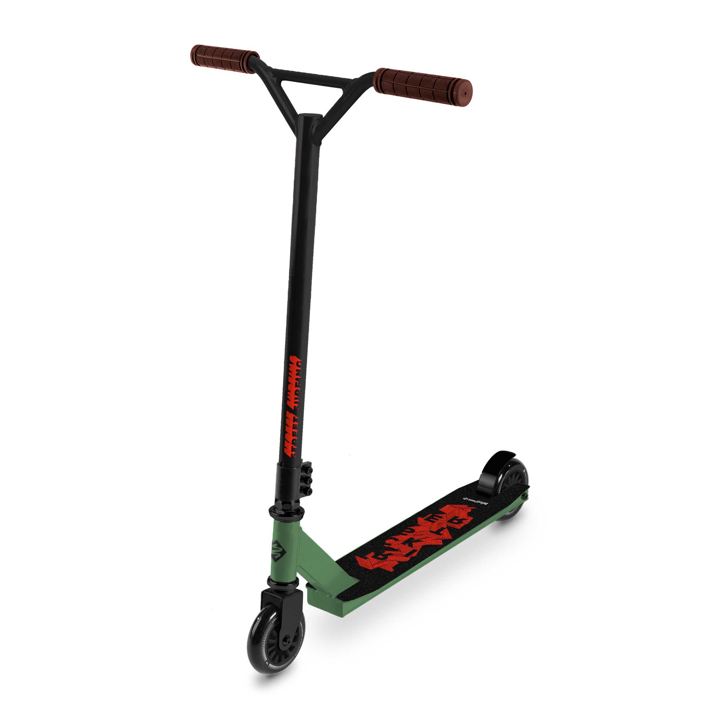 Trotinete de acrobacias trickster tricky green