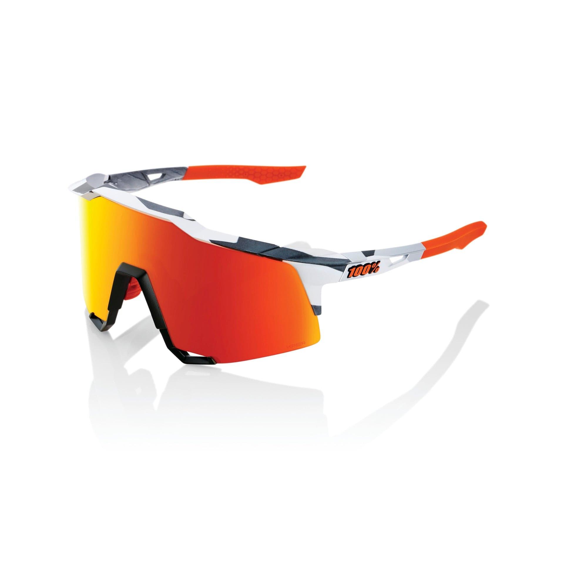 100 Percent Eyewear SPEEDCRAFT - Soft Tact Grey Camo - HiPER Red  Mirror