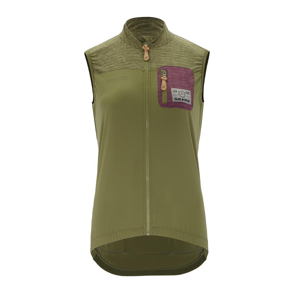 Women's waterproof vest Silvini Caira