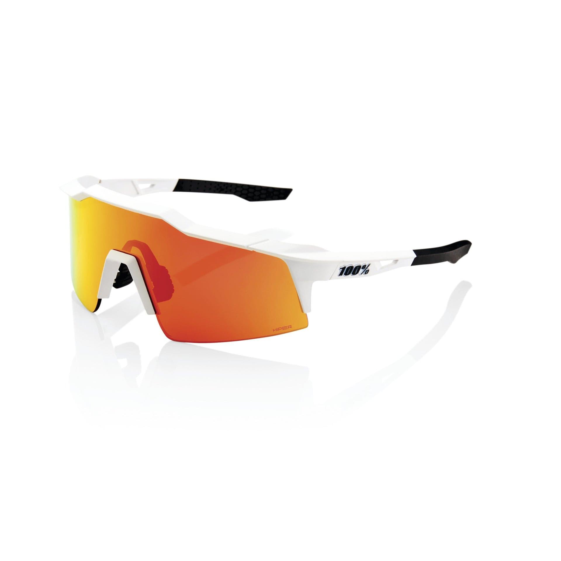 100 Percent Eyewear SPEEDCRAFT SL - Soft Tact Off White - HiPER Red  Mirror