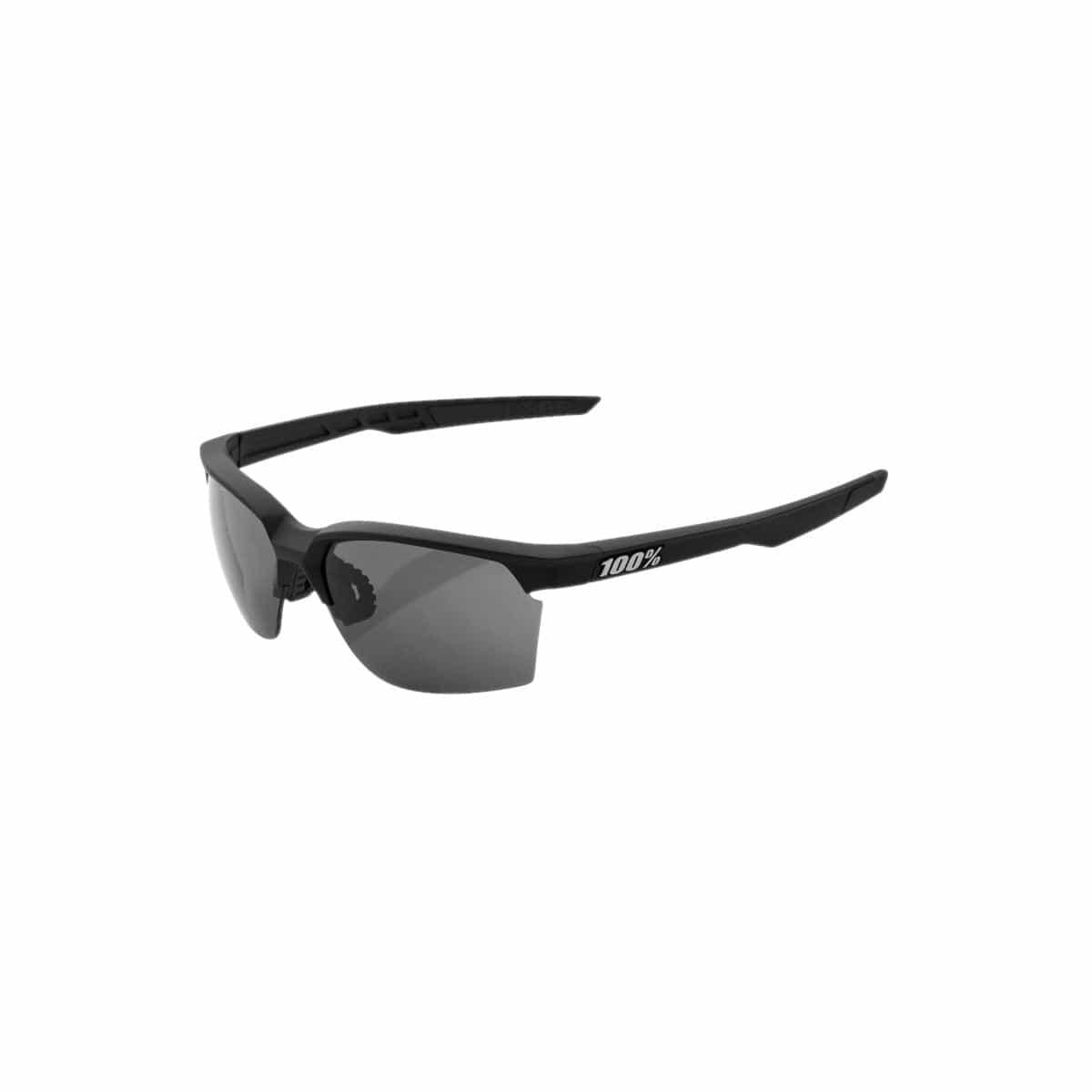 100 Percent Sportcoupe Sunglasses Soft Tact Black/Smoke Black Lens