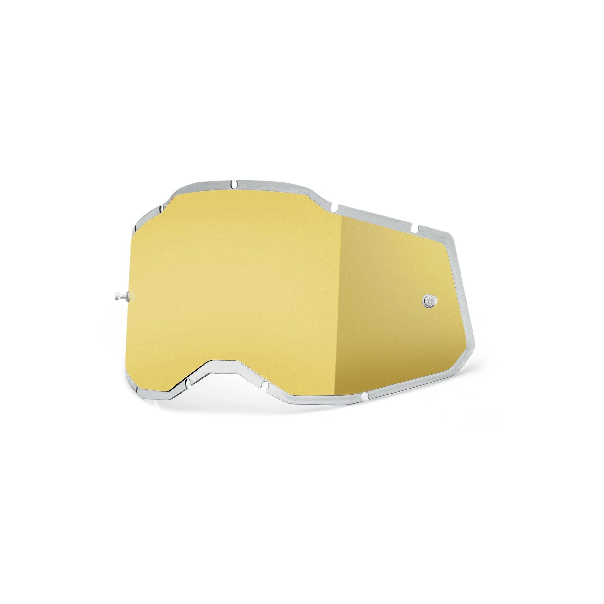 100 Percent RC2/AC2/ST2 Repl Lens - Injected Mir Gold