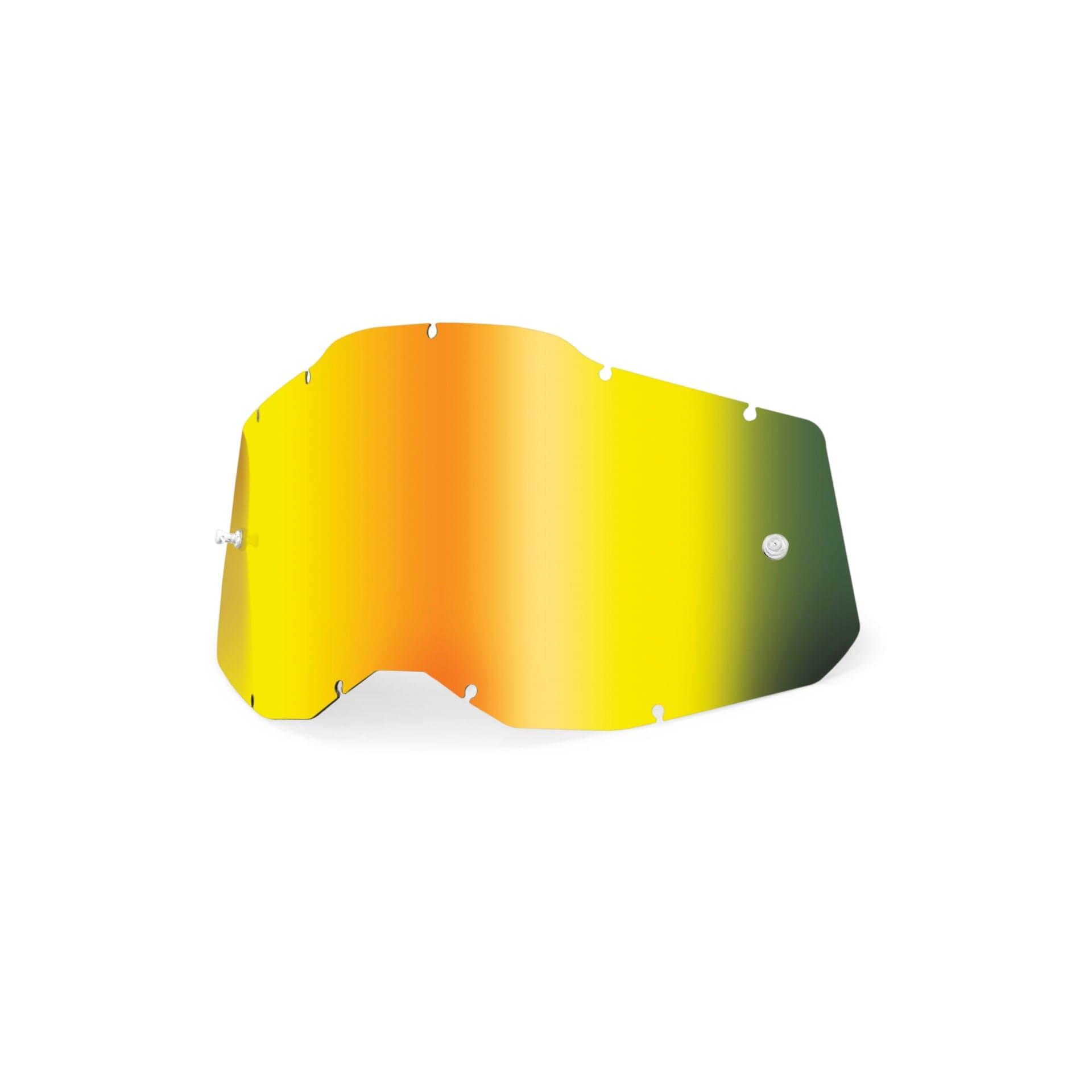 100 Percent RC2/AC2/ST2 Repl Lens - Mirror Gold
