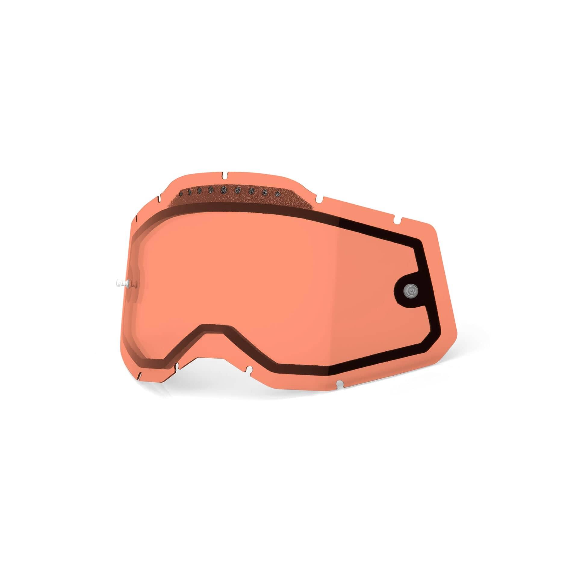 100 Percent RC2/AC2/ST2 Repl Lens - V Dual Rose