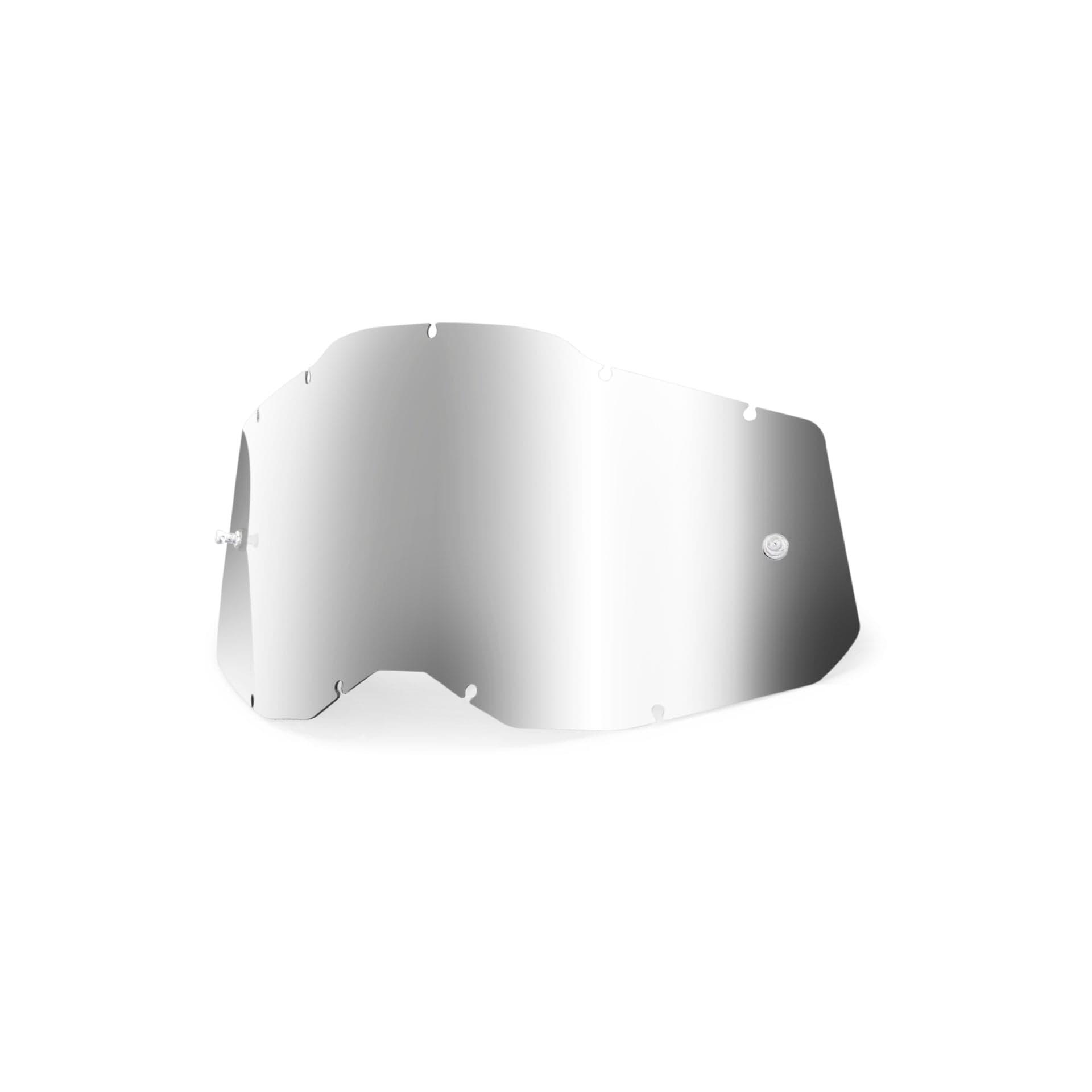 100 Percent RC2/AC2/ST2 Repl Lens - Mirror Silver