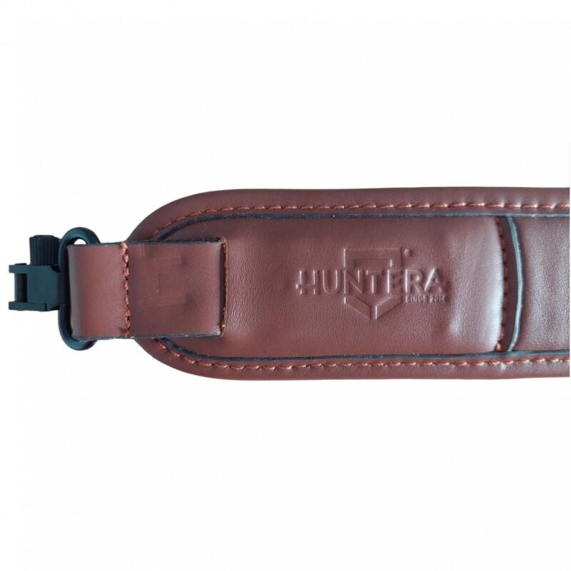 Gewehrriemen HUNTERA mit 3,5mm wirbeln, 119x7cm HDI601BR (braun/leder) 3/6