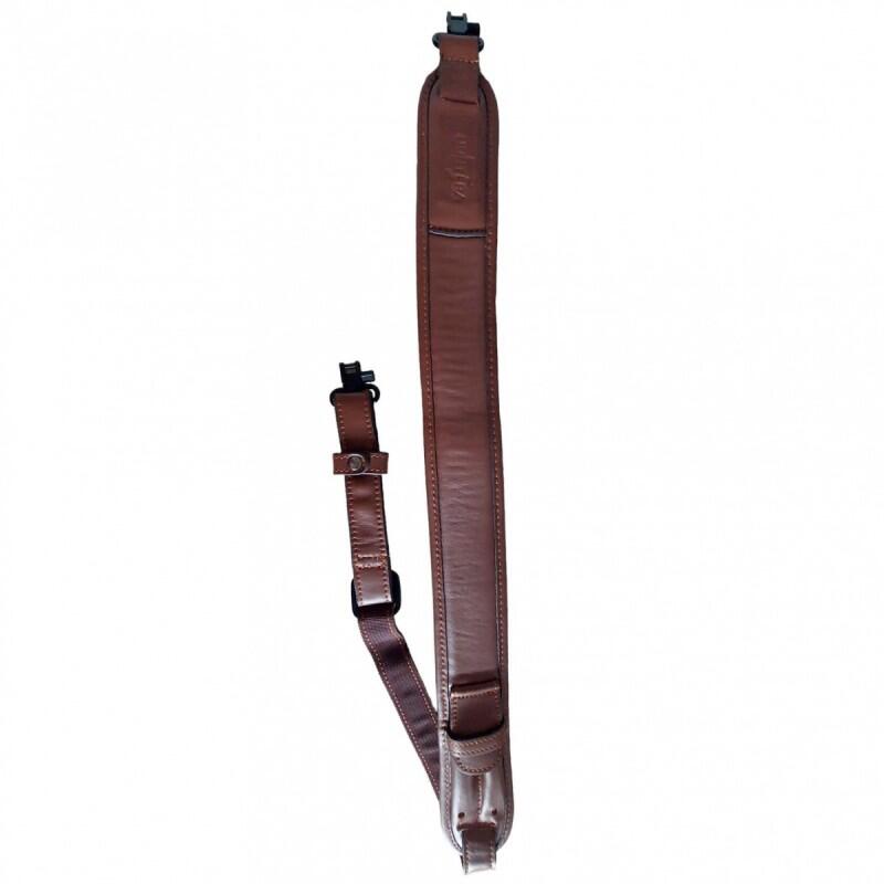 Gewehrriemen HUNTERA mit 3,5mm wirbeln, 119x7cm HDI601BR (braun/leder) 6/6