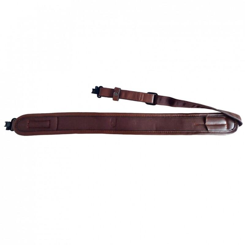 Gewehrriemen HUNTERA mit 3,5mm wirbeln, 119x7cm HDI601BR (braun/leder) 2/6