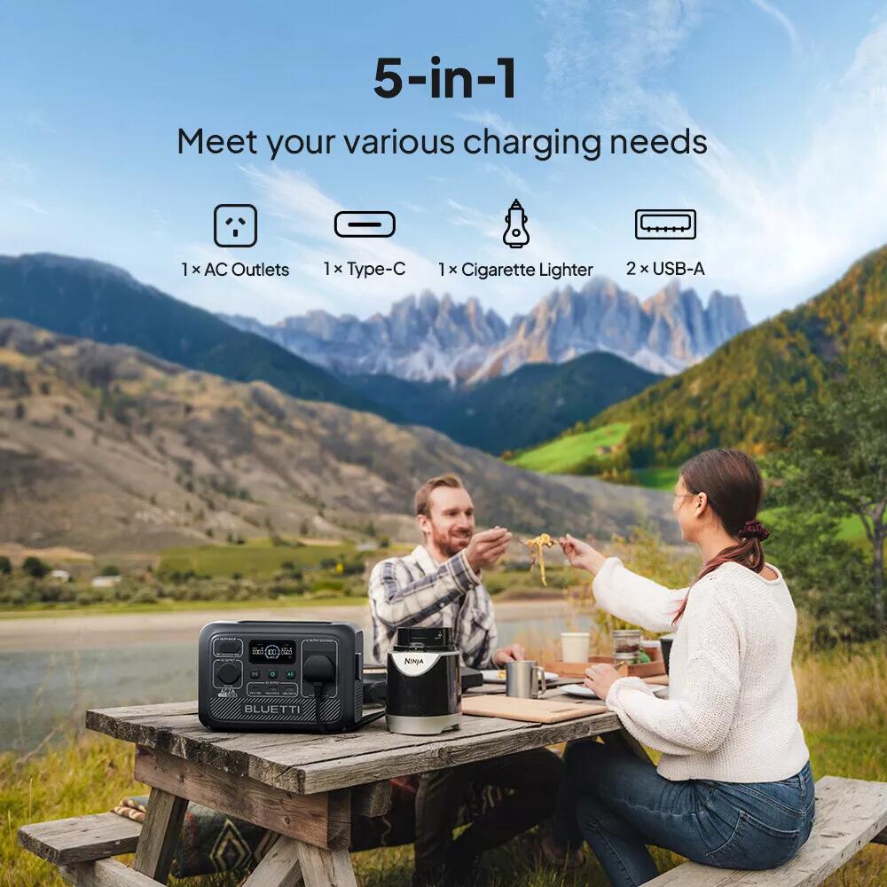 Portable Power Station BLUETTI AC2A 300W/204Wh for Outdoor Camping(90% New) 3/7