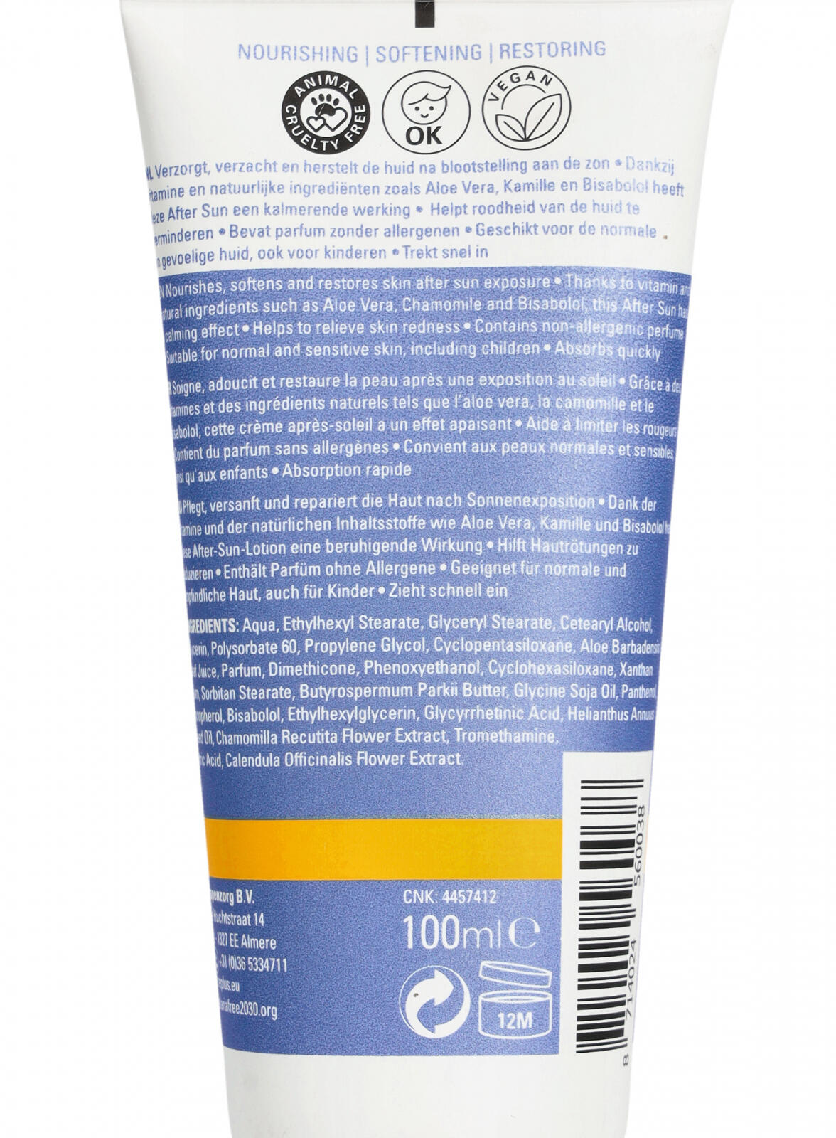 Krem Care Plus Sun Protection After Sun Tube 100ml 4/4